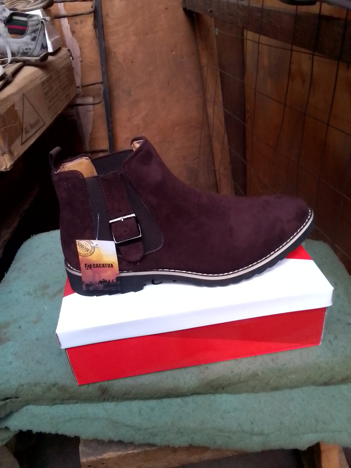Brown Suede Chelsea Boot