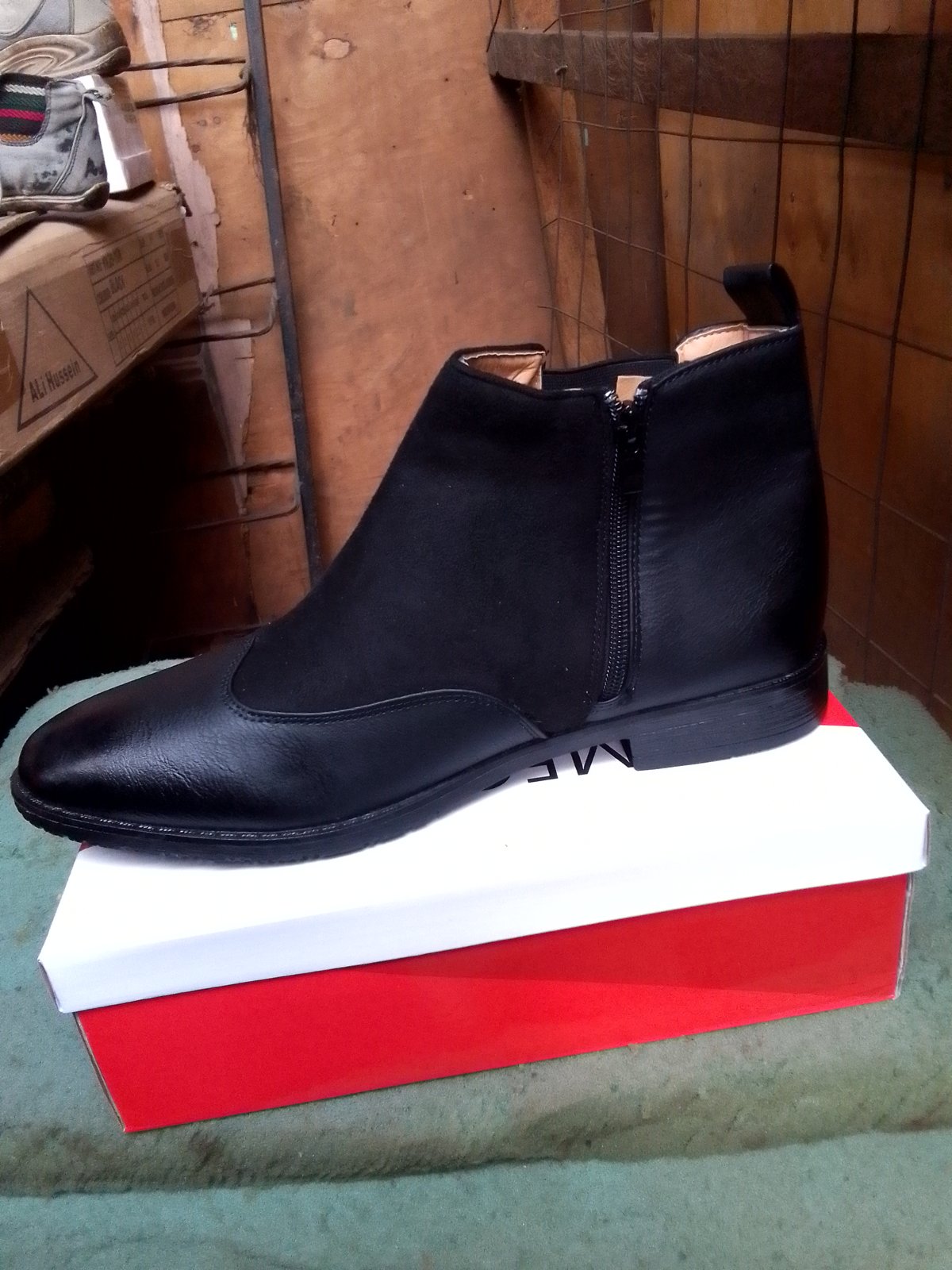 Black Victorian Chelsea Boot