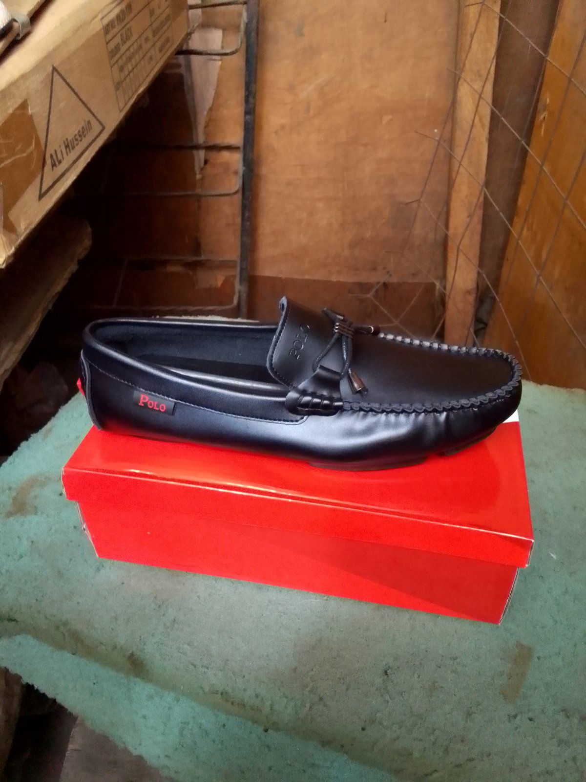 Black Polo Loafers