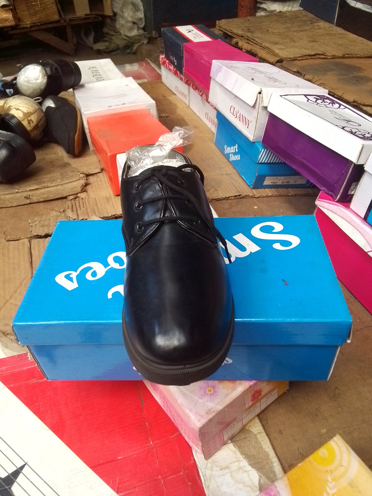 Boys' Classic Black School Shoes