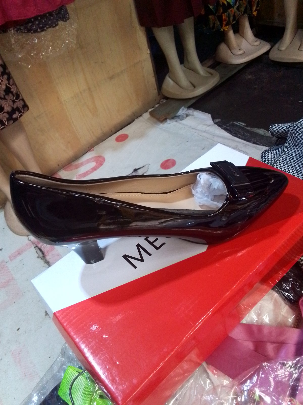 Nine West Patent Leather Pointed-Toe Heels