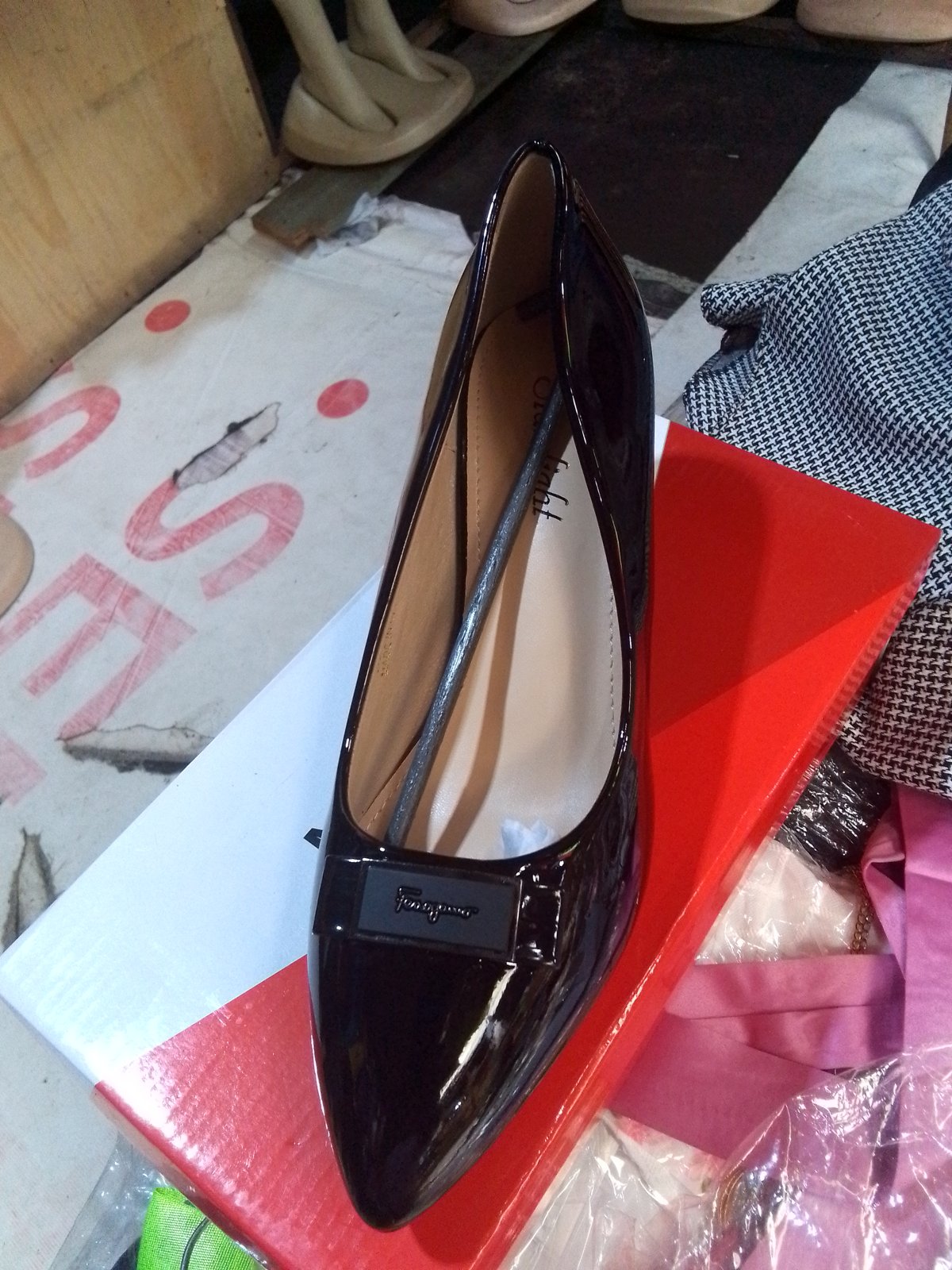Nine West Patent Leather Pointed-Toe Heels