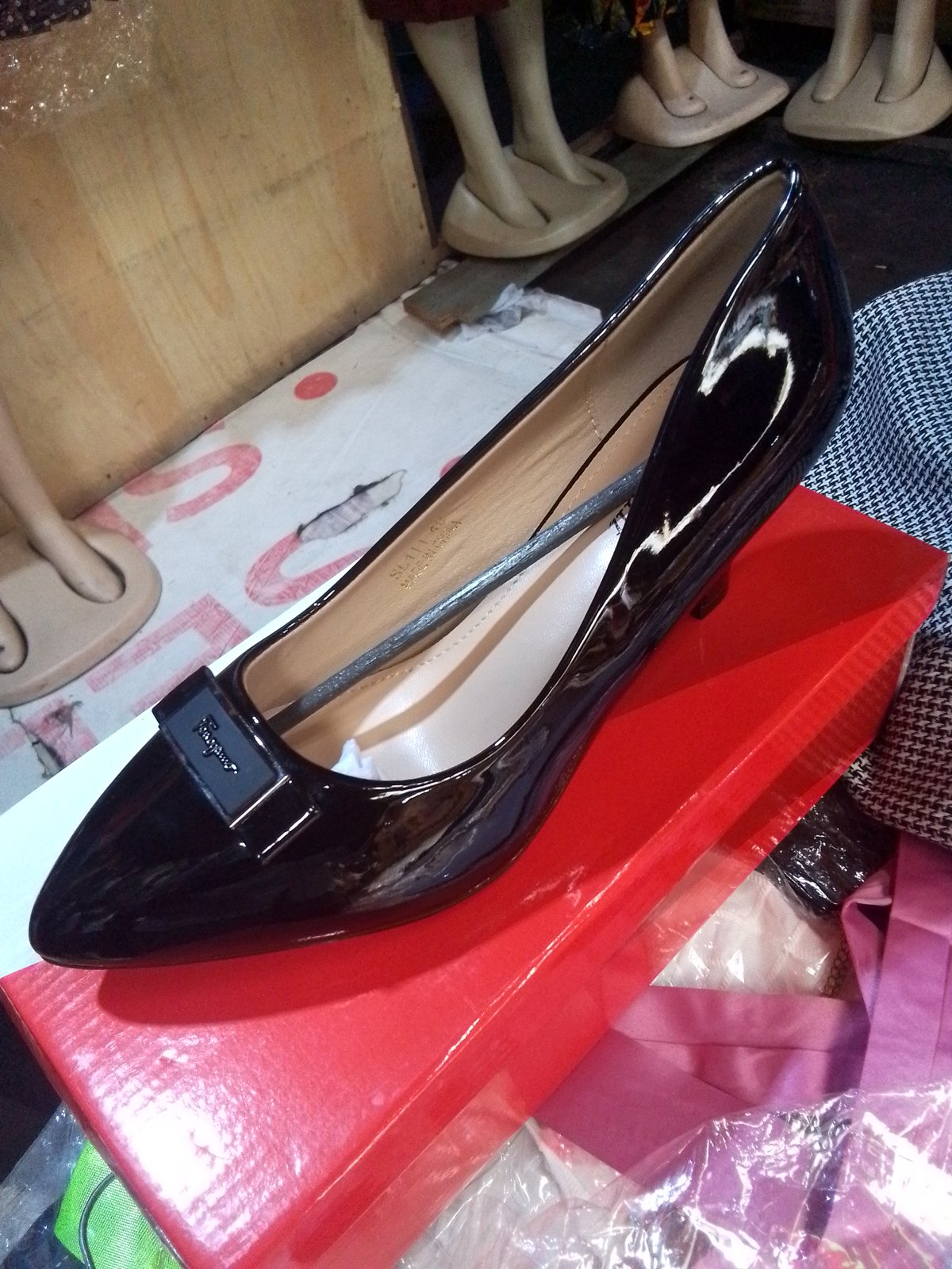 Nine West Patent Leather Pointed-Toe Heels