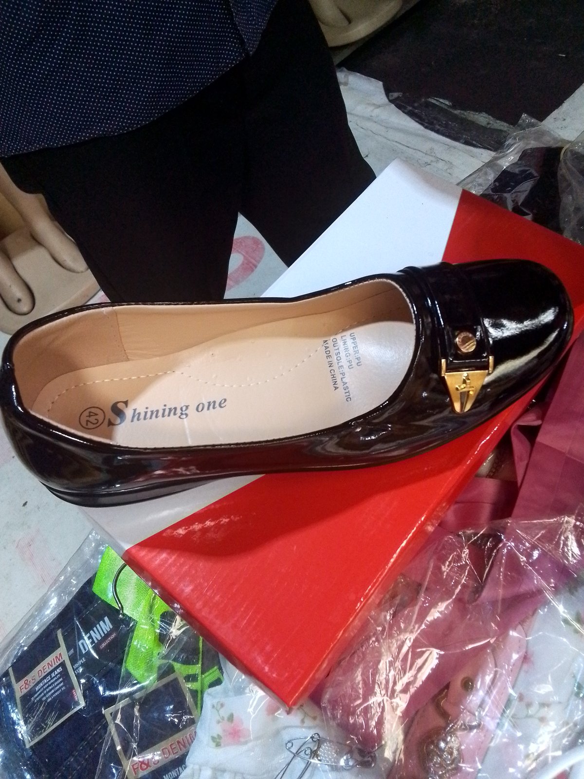 Shining One Patent Ladies Flats