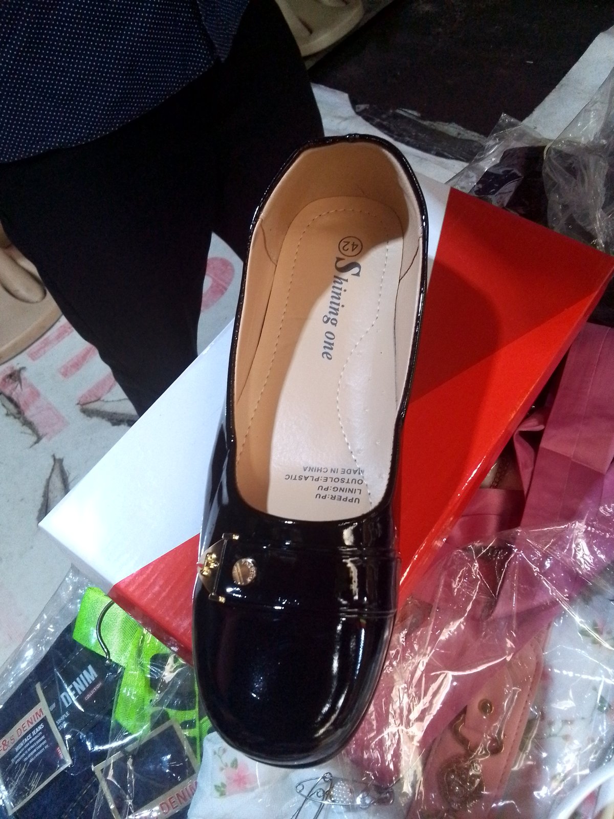Shining One Patent Ladies Flats