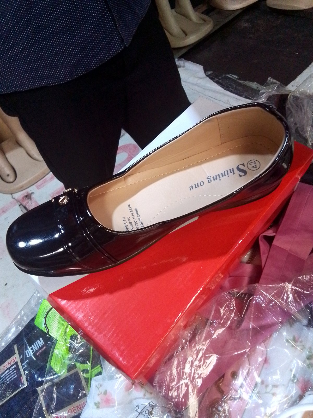Shining One Patent Ladies Flats