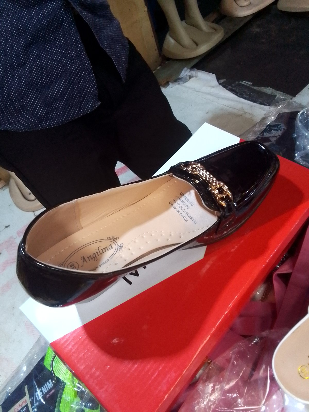 Angelina Patent Loafer Flats