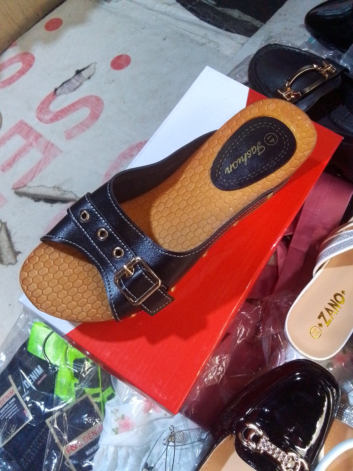 Fashion Ladies Open-Toe Wedge Sandals